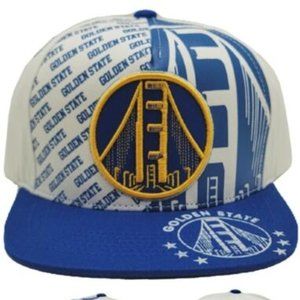 Golden State Top Level Split Bridge Snapback Hat